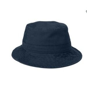 Lot Of‎ 12 Port Authority Navy Blue Bucket Hat Unisex Cotton Twill Summer L/XL